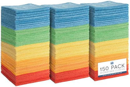 Microfiber Cleaning Cloth (150 Pack)
