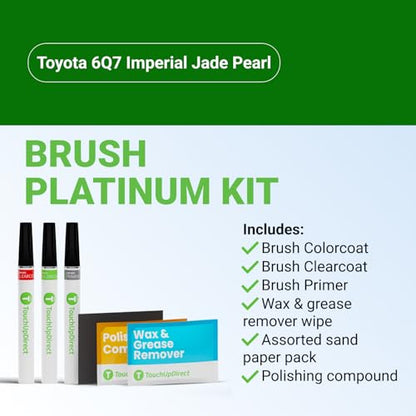 Car Paint Touch Up Brush Kit (Brush - Platinum Kit / Imperial Jade Pearl)
