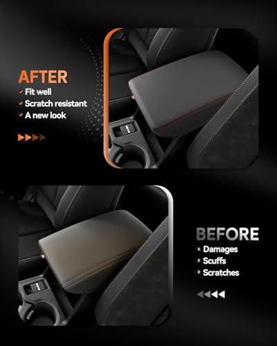 for Subaru Forester 2025 2026 Center Console Cover Armrest Box Cover for Forester (Forester 2025+ Red Line)