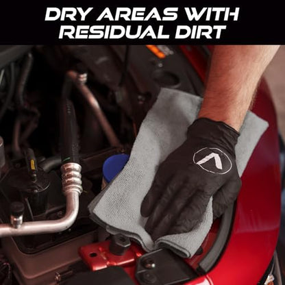 Utility and Drying Microfiber Towels for Cars 24 x 24 Inch (Large)