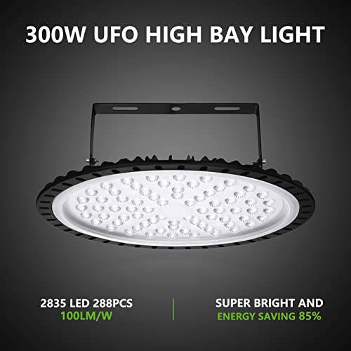5 PACK 300W UFO LED High Bay Light
