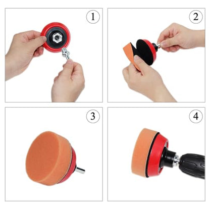 Car Foam Polishing Buffing Kit