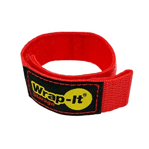 Quick Strap Cord Wraps (Red / 9" (12 Pack))