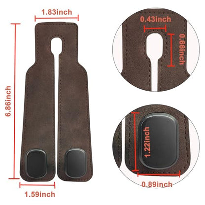 Car Headrest Hooks (Brown)