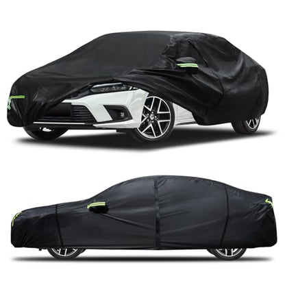 Car Cover Custom Fit for Honda Civic 1991 (Fit for Honda Civic Black)