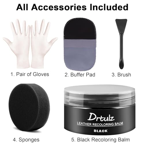 Black Leather Recoloring Balm (Black)