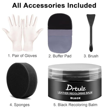 Black Leather Recoloring Balm (Black)