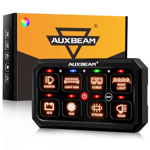 8 Gang Switch Panel RA80XL 5In Large Easy Control of Add‑On Devices (RA80 XL RGB Switch Panel)