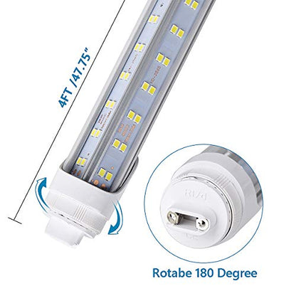 10PCS LED Shop Light 8FT Tube
