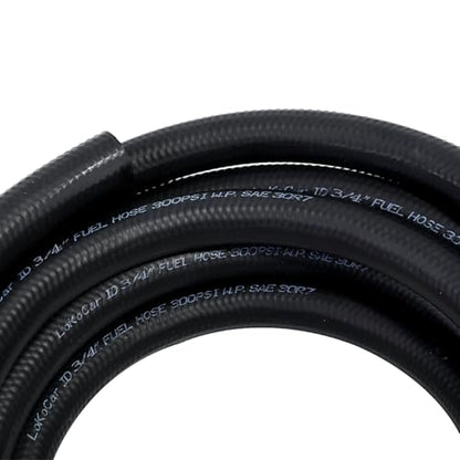 Rubber Fuel Hose Line Push Lock 3 (3/4" ID 25ft)
