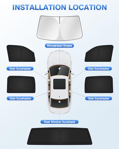 Sunshades for Dodge Ram 1500 Crew Cab 2019 (Dodge Ram 1500 Crew Cab 2019-Present)