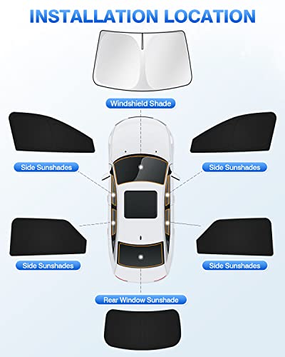 Windshield Sun Shade for Hyundai Ioniq 5 2022 (Hyundai Ioniq 5 2022-Present)