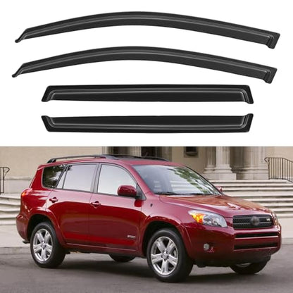 Window Visors Rain Guards for 2006 (2006-2012 Toyota RAV4)