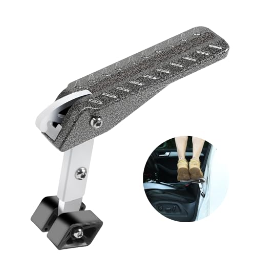 Foldable Car Door Step Stand Pedal (Evolution Pro Series / Black)