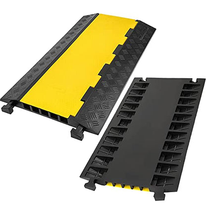 5 Channel Cable Protectors Ramp (2 Pack 5 Channel)