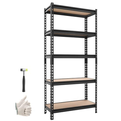 Storage Shelves (12" D x 28" W x 60" H)