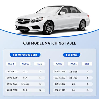 Windshield Sun Shade for Mercedes (for 2017-2023 Mercedes-Benz E-Class)