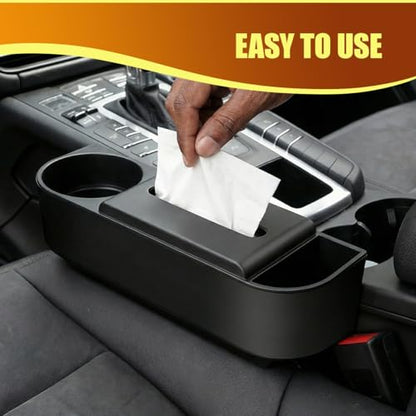 Car Seat Gap Filler Organizer (Black)
