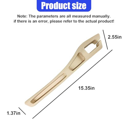2PCS Car Seat Gap Filler Organizer (Beige)