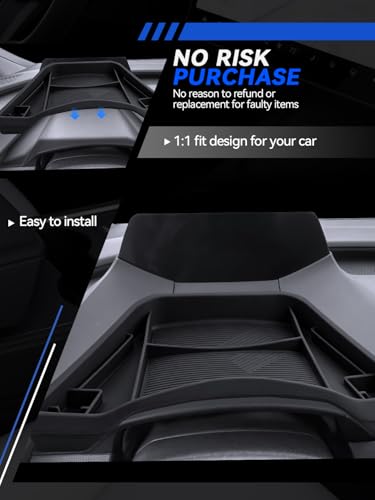 for Prius Dashboard Console Organizer 2023 2024 2025 2026 Toyota Prius Accessories Behind Screen Organizer Storage Box Console Dash Tray (for 2023-2026 Toyota Prius)