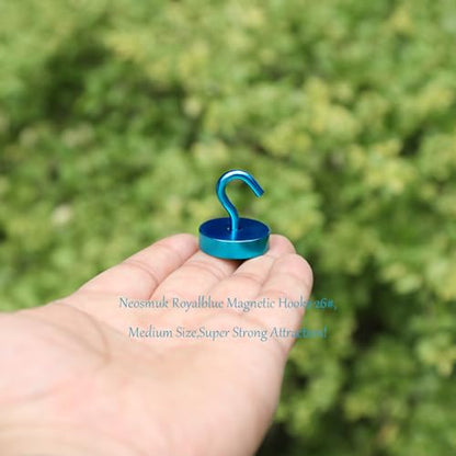 Magnetic Hooks Steel Tube Design for Cruise (Royalblue / 80lb Magnetic Hooks)