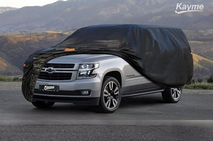 7 Layers Waterproof SUV Car Cover for Chevrolet Suburban 1973 (PE-Black / Custom Fit Chevrolet Suburban)