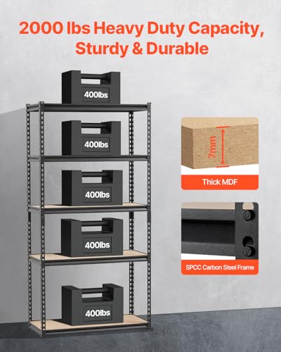 Storage Shelves (16" D x 36" W x 71.4")