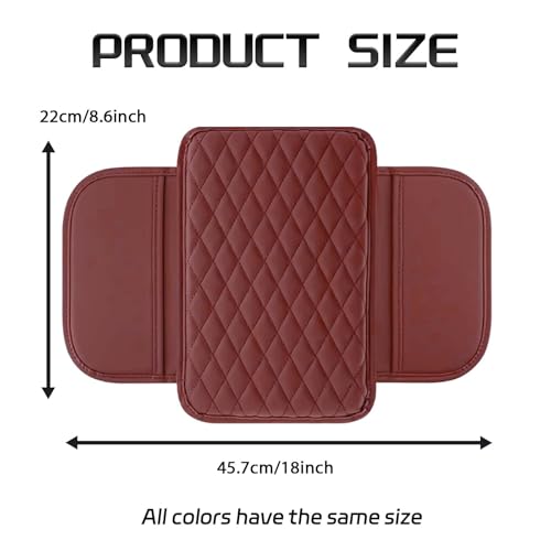 Car Center Console Cover (Red)