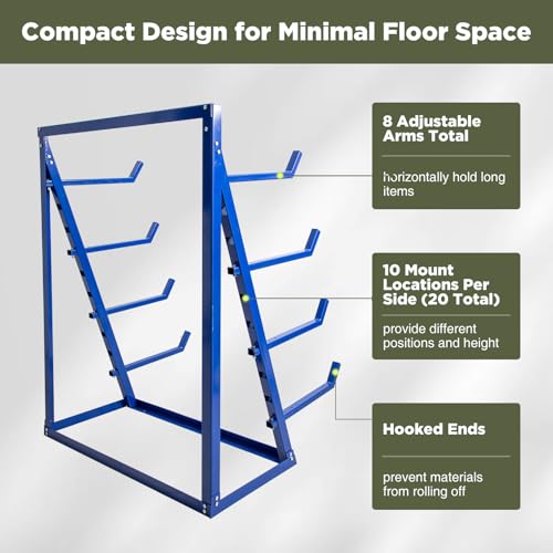 4 Tier Steel Horizontal Storage Rack (Horizontal Storage Rack-1)