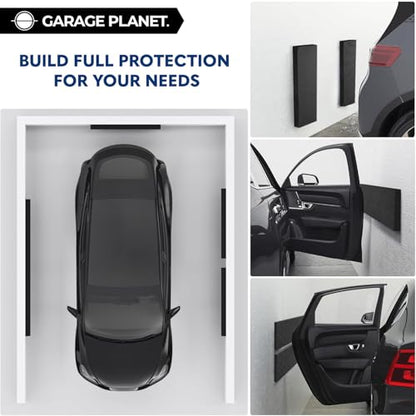 M2 Garage Wall Protector for Car Door (Black / 2 Pack)