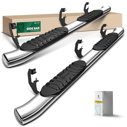5 Inch Running Boards for Chevy & GMC (Double Cab / 5 Inches)