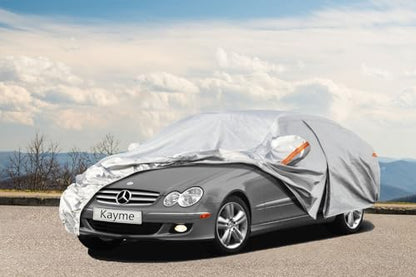 6 Layers Waterproof Car Cover for Mercedes Benz CLK 1997 (LM-Silver / 64. Custom Fit Mercedes-Benz CLK)