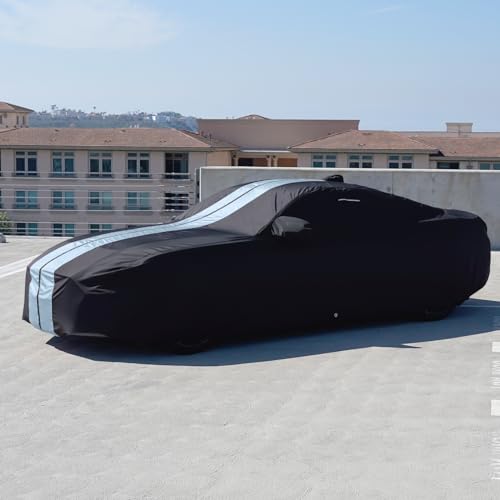 Car Cover Waterproof All Weather for 1988 (Black / Gray (Stripe) / 36. Grand Prix 1988-2008)