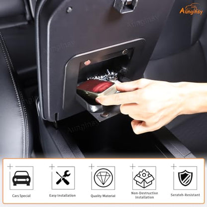 Car Armrest Hidden Storage Box Fit Toyot@ Land Cruiser 250 Prado 2024 2025 Center Console Handrail Privacy Storage Box Organizer Tray Armrest Storage Box Container Insert Pallet Manager Accessories (for Land Cruiser 250 Prado)