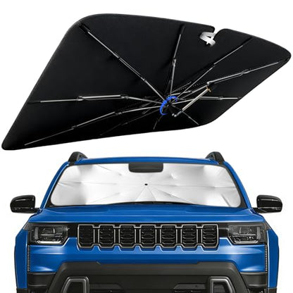 Windshield Sun Shade for Jeep Cherokee 2014 (Fit for Jeep Cherokee 2014-2026)