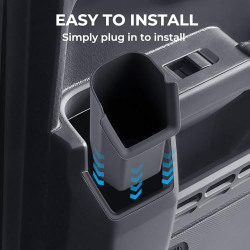 2PCS Rear Cup Holder Inserts for Toyota 4Runner 2026 2025 (Cup Holder for 2025-2026 4Runner, Rear)