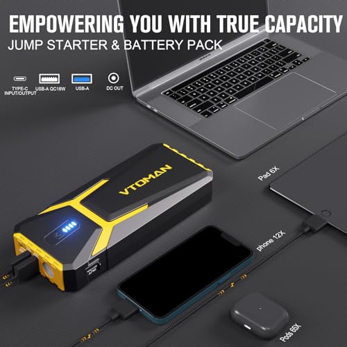 V10 Pro 4500A Jump Starter (Yellow)