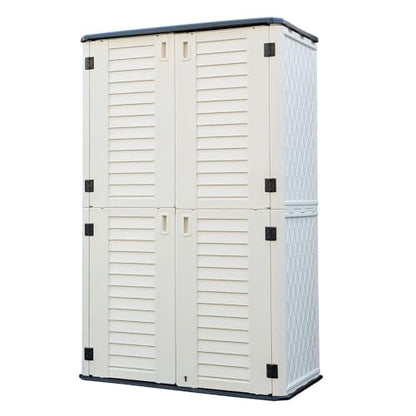 Storage Shed Weather Resistance (Off-White)