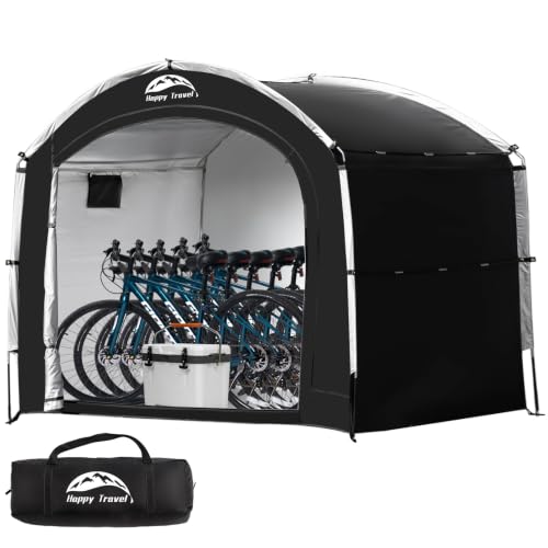 Bike Storage Shed Tent (7.3x5x6.2ft for 4-5 Bikes)