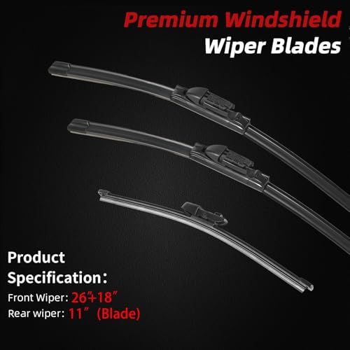 Windshield Wiper Blades (26"+18"+11")