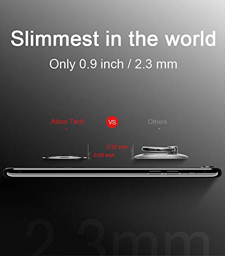 World's Slimmest Phone Ring Holder (Black)