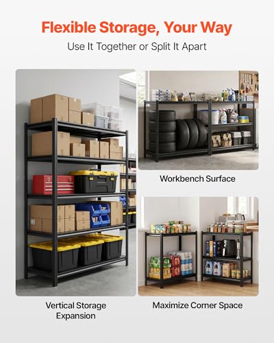 Storage Shelves (18" D x 48" W x 72" H)