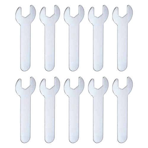 10pcs Small Wrench 10x70x1.5mm Metric U (10x70x1.5mm)