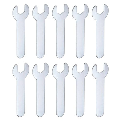 10pcs Small Wrench 10x70x1.5mm Metric U (10x70x1.5mm)