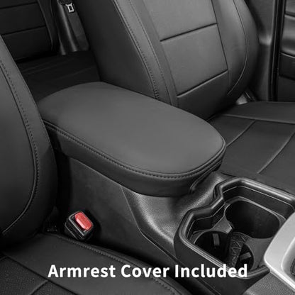 CRV Car Seat Covers Custom Fit for Honda 2023 (Leatherette(Black) / 2023-2026 CRV LX,EX,EX-L,Sport,Hybrid,Trailsport)