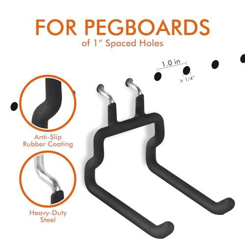 Utility Heavy Duty Pegboard Hooks (10 Pack)