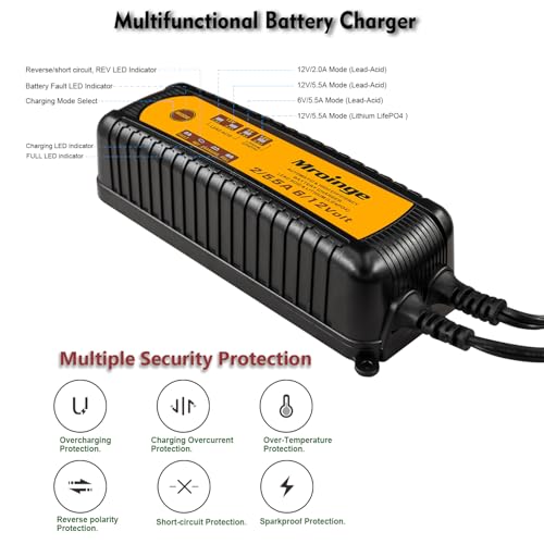 Smart Battery Charger (6V/12V @ 5.5 AMP)