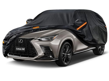 7 Layers Waterproof SUV Car Cover for Lexus NX 300 350 2015 (PE-Black / Custom Fit Lexus NX)