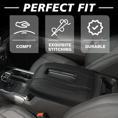 Armrest Cover for Silverado Sierra 2022 (1) 22-26 |Silverado & Sierra| Bucket Seat, Regular)