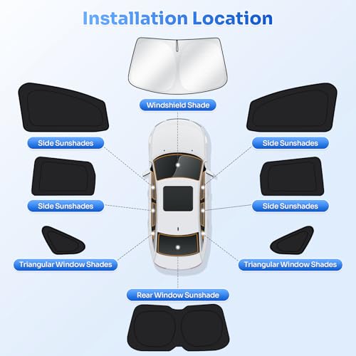 Window Shades for Honda CRV 2007 (Honda CRV 2007-2011)